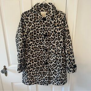 Kate Spade leopard trench